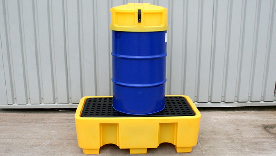 Drum funnel with lid